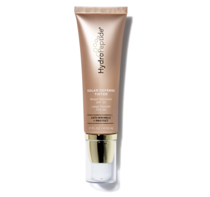 Солнцезащитный крем для лица Solar Defense Tinted SPF 30, HydroPeptide